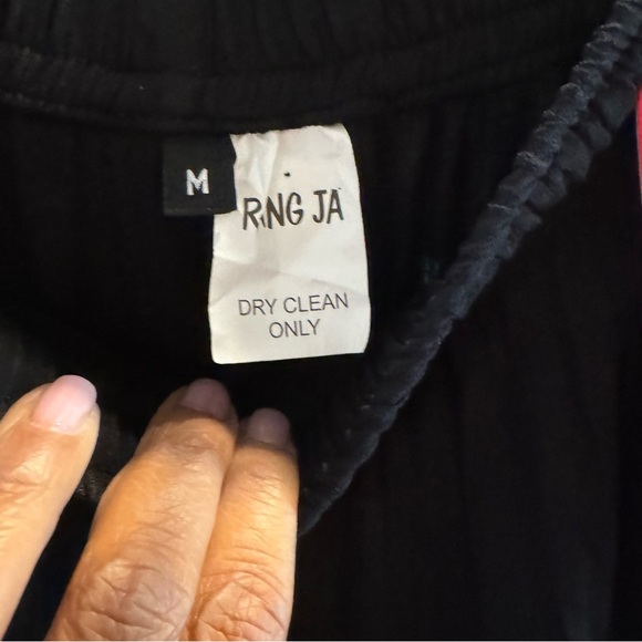 Indian style very wide leg pants with elastic waist. 100% cotton. Fully lined. - Picture 7 of 7